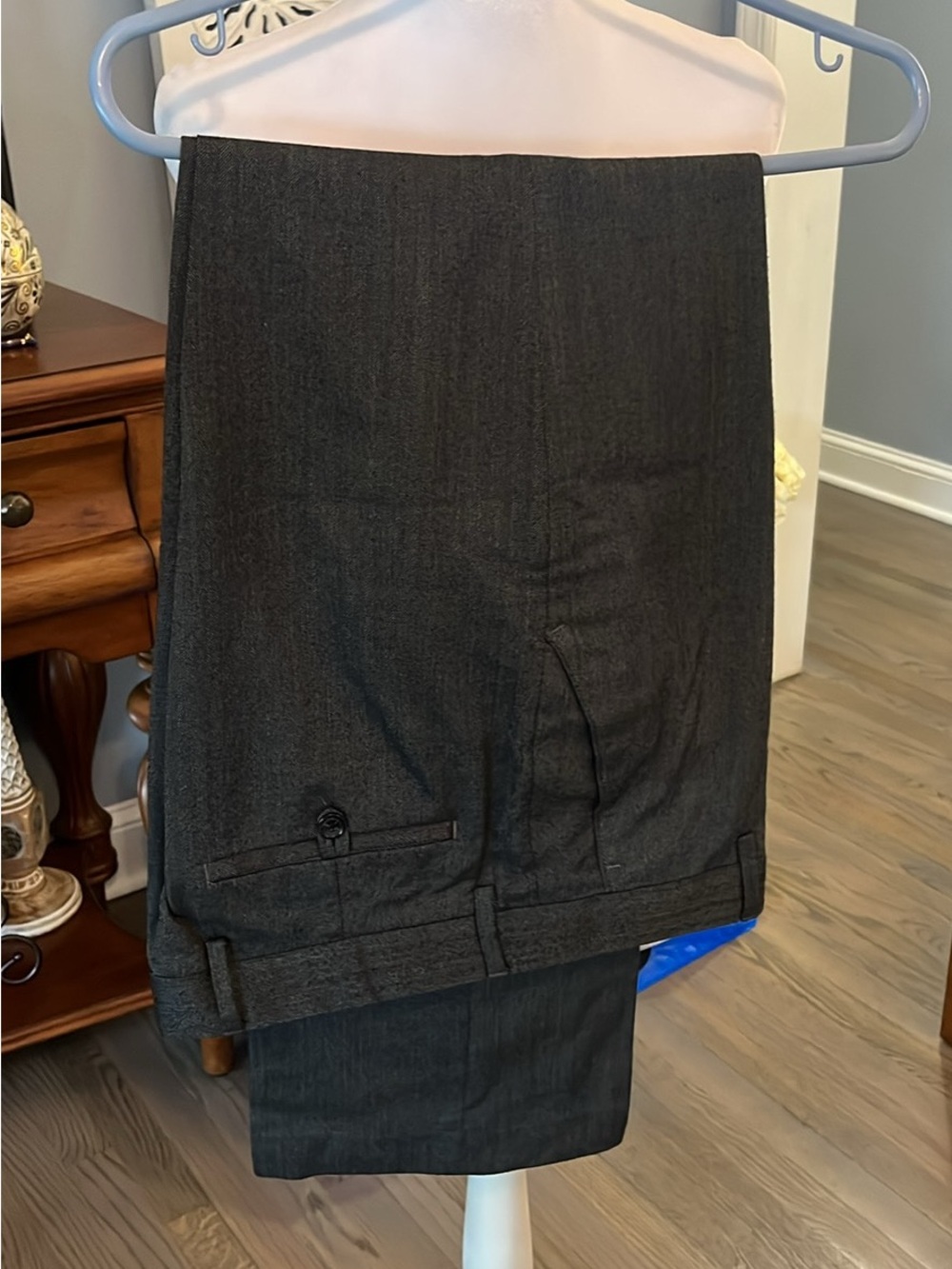 Banana Republic Men's Dress Pants - Charcoal Gray